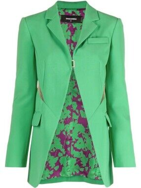 DSQUARED2 cut-out open-front blazer Size 40 NWT